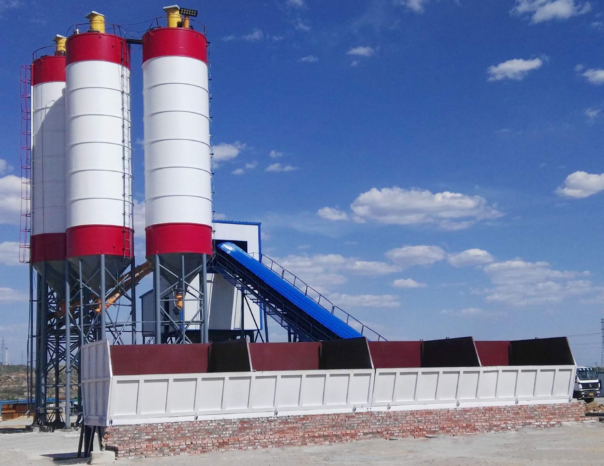 HZS120 concrete batching plant