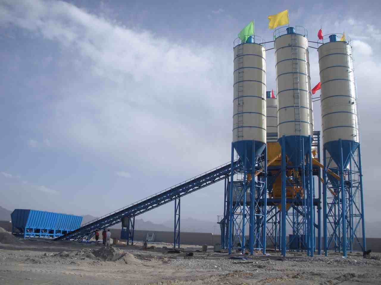 HZS180 concrete batching plant