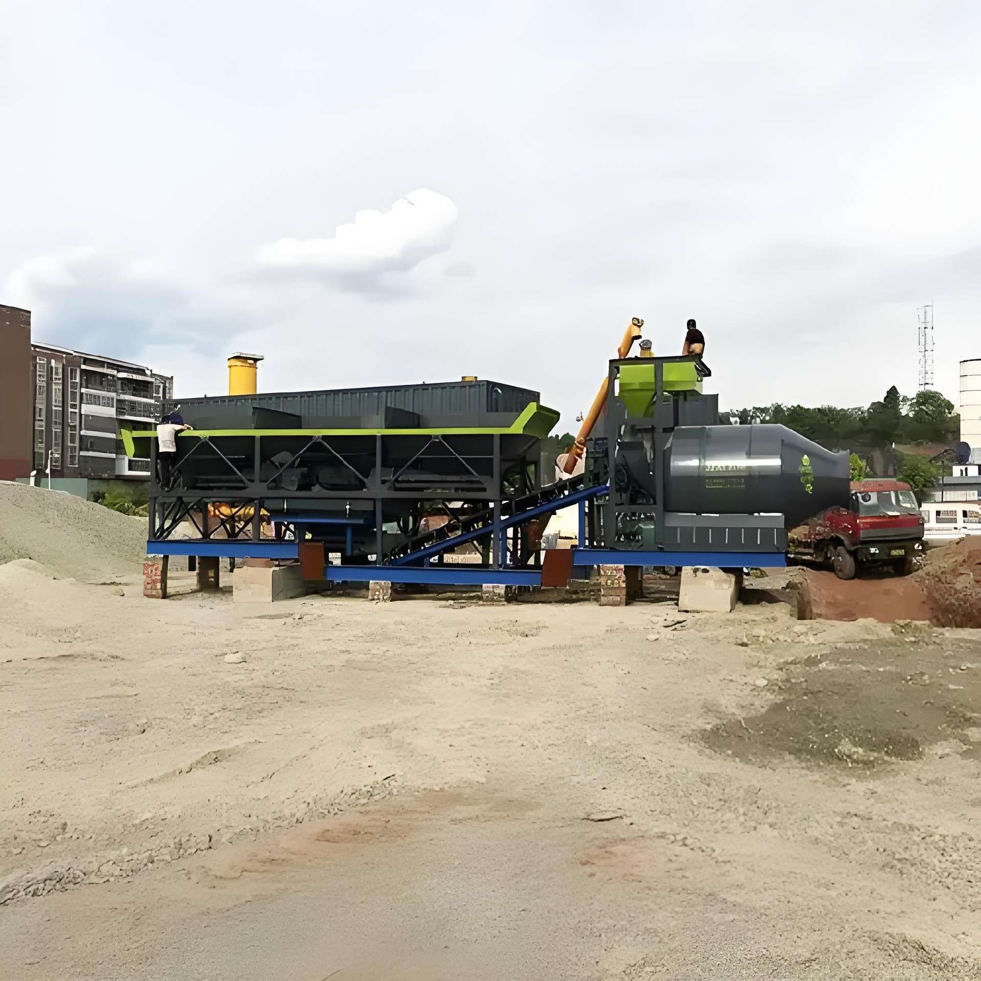YHZS25 mobile mixing plant