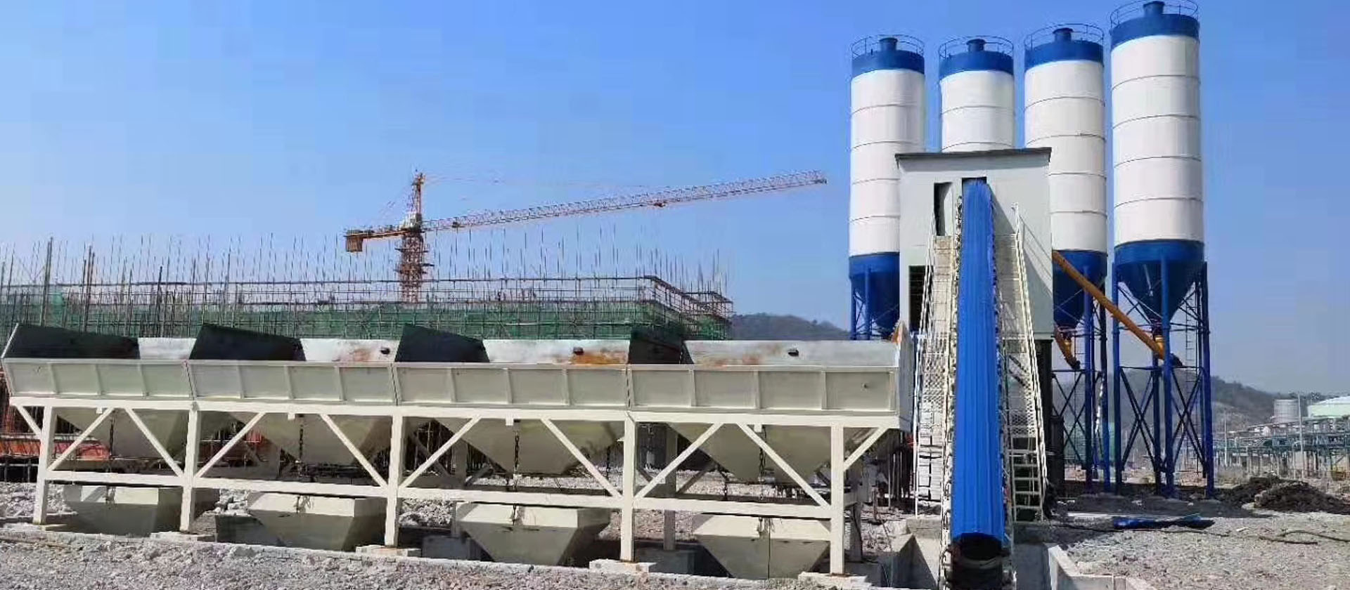 Concrete mixing plant series