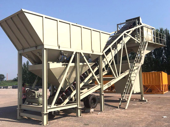 YHZS25 mobile mixing plant